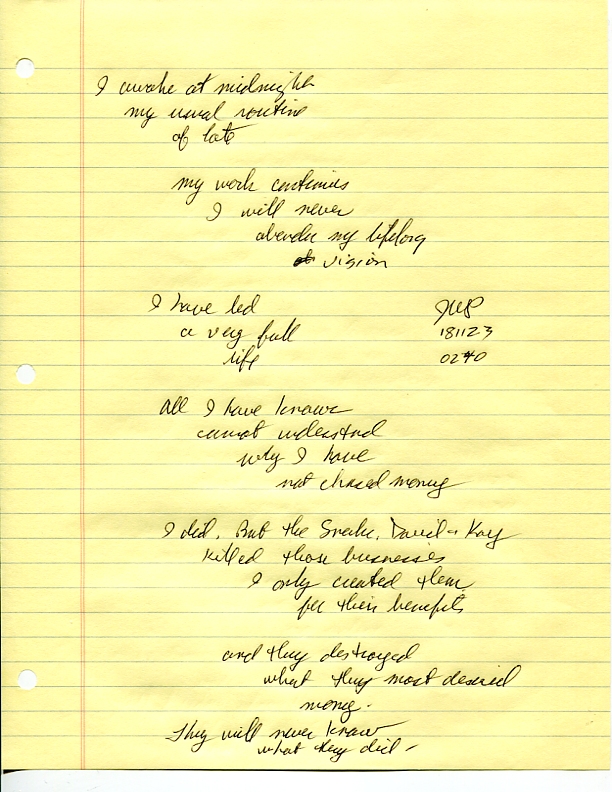 John WorldPeace Poems 2018